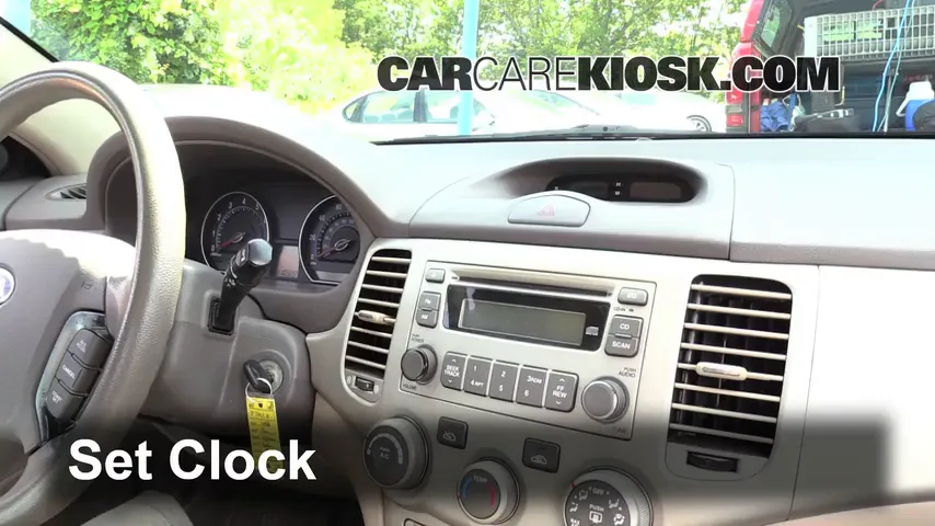 2007 Kia Optima EX 2.4L 4 Cyl. Clock Set Clock